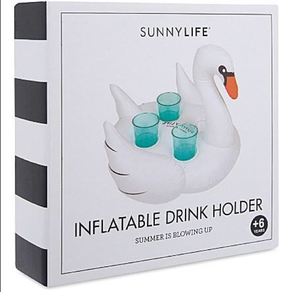 Sunnylife Other - Swan Inflatable Drink Holder for Summer Pool Party Sunnylife Other - Swan Inflatable Drink Holder for Summer Pool Party